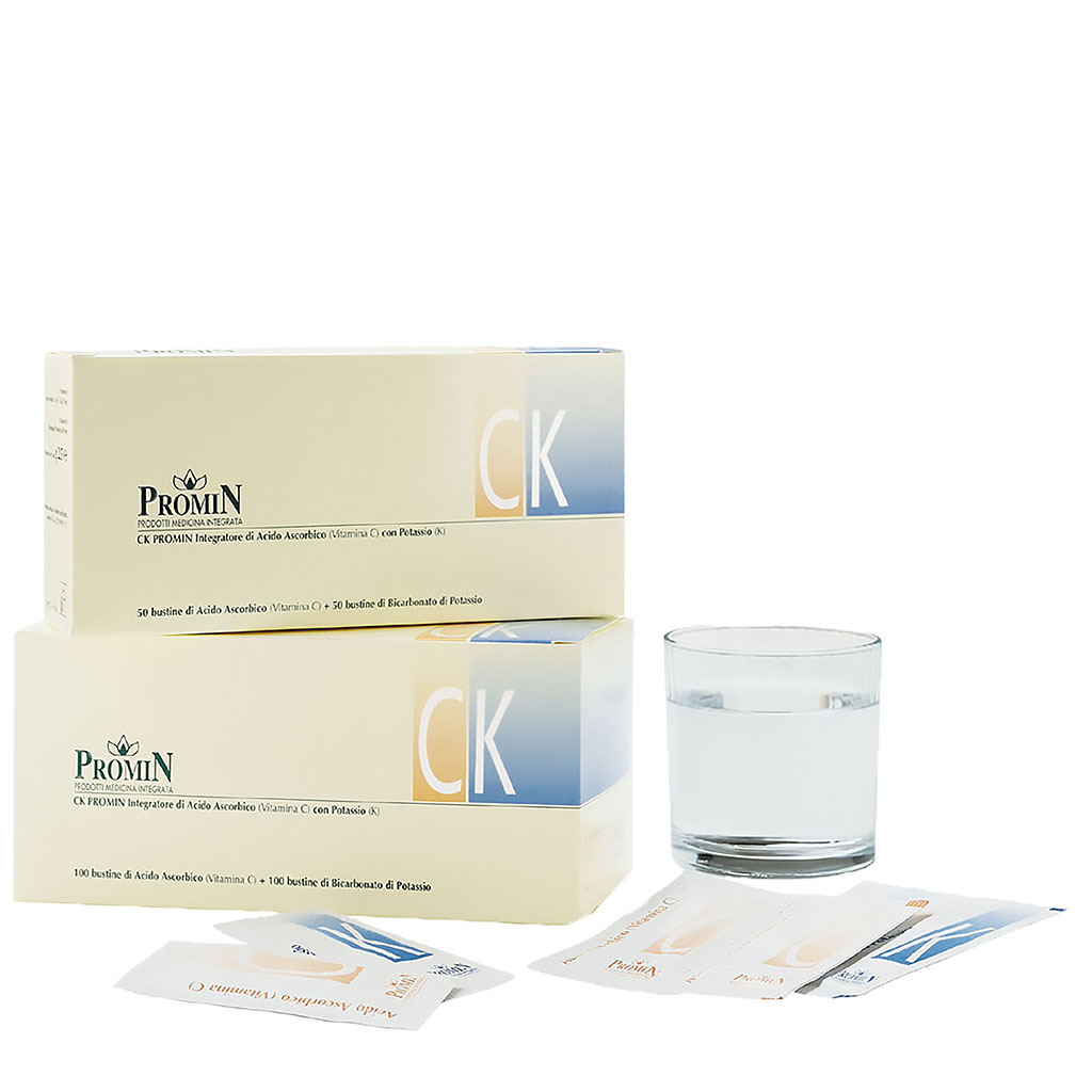 Promin CK Promin 100 integratore bustine 2 confezioni vitamina C