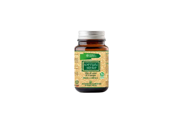 L'energia delle piante SoftGel Hemp Olio Canapa Omega 3-6 capsule