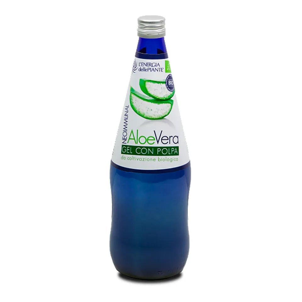 L'energia delle piante Aloe Vera gel con polpa BIO 750 ml vetro