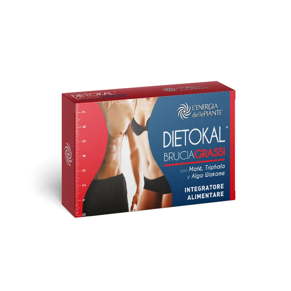 L'energia delle piante Dietokal Brucia Grassi capsule mate wakame
