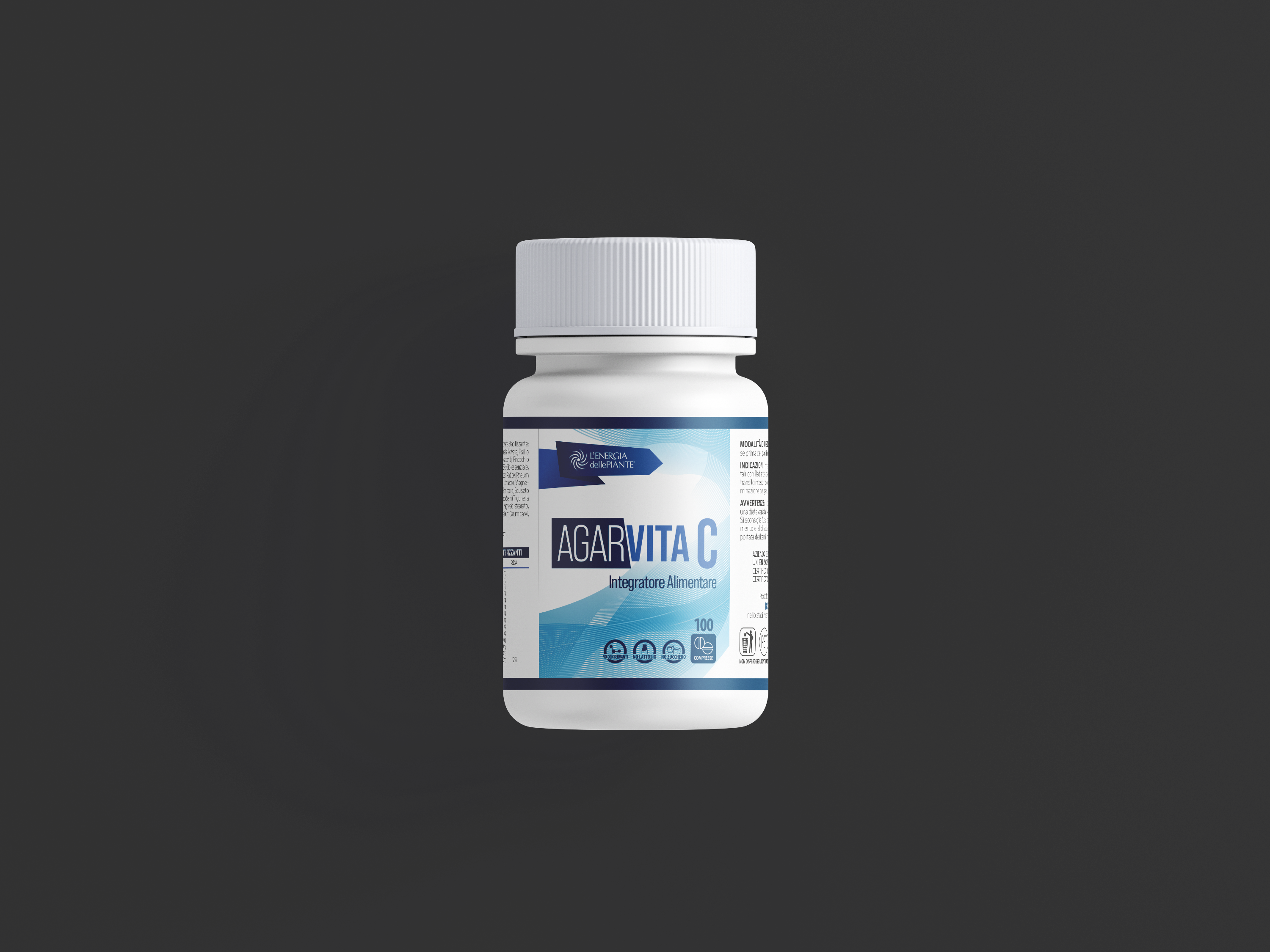 L'energia delle piante Agarvita C 100 tavolette intestino fibre