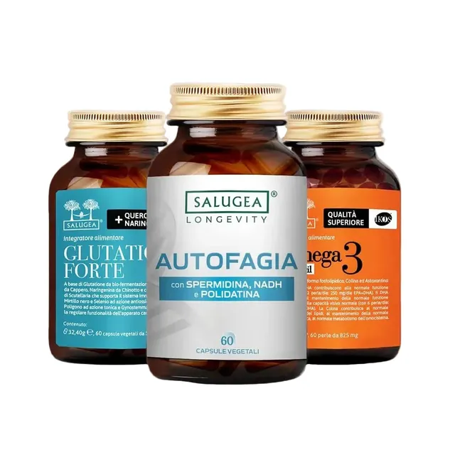 Salugea Percorsi Benessere Longevity integratori 1 mese antiossidante