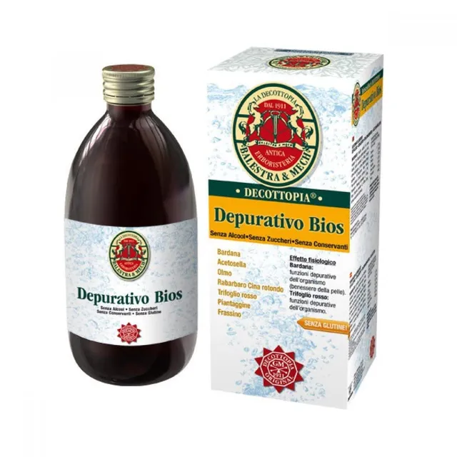 Gianluca Mech Decottopia Depurativo Bios Liquido 500 ml Bardana