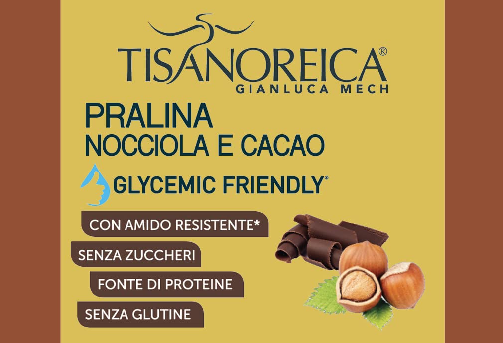 Gianluca Mech Tisanoreica praline nocciola 20 x 9 g dieta
