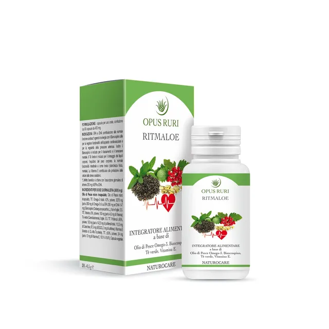 Moltitudo Ritmaloe Omega-3 Cuore 90 Capsule