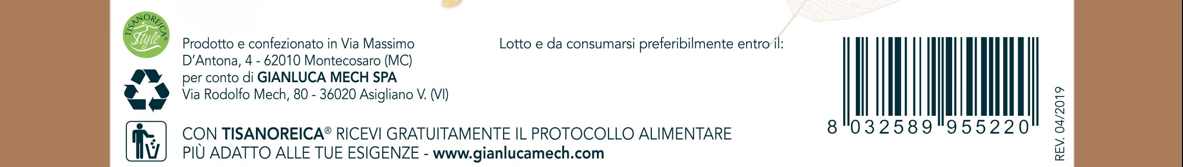 Gianluca Mech Tisanoreica Snack Sesamo Proteico 1 PAT