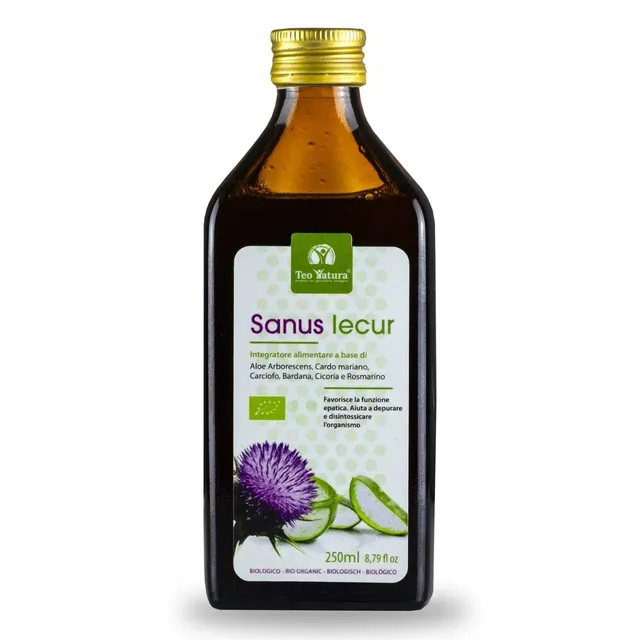 Teo Natura Aloe Arborescens Sanus Iecur Succo 250ml cardo mariano