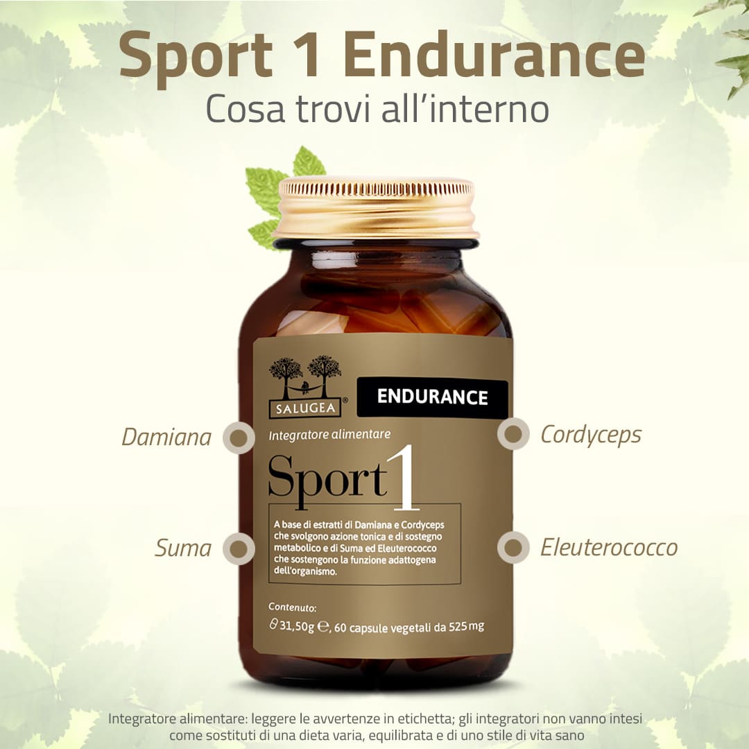 Salugea Sport 1 Endurance integratore 1 confezione energia