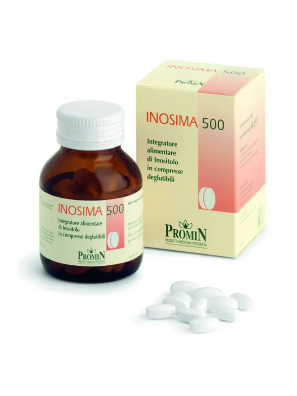 Promin Inosima 500 integratore inositolo 100 compresse lento rilascio