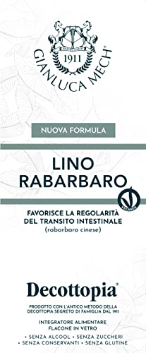 Gianluca Mech Decottopia Lino Rabarbaro sciroppo 500 ml
