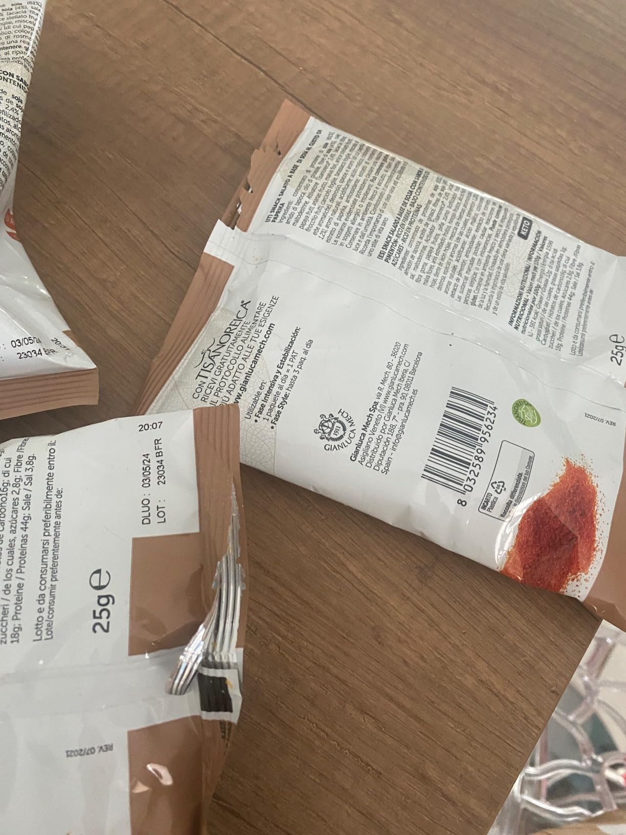 Gianluca Mech Tisanoreica Snack Sesamo Proteico 1 PAT