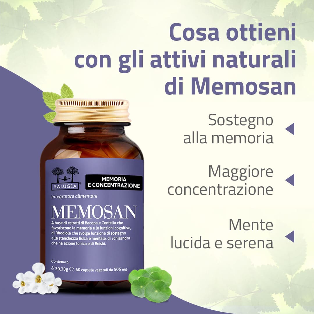 Salugea Percorso Memoria e Concentrazione kit 1 mese