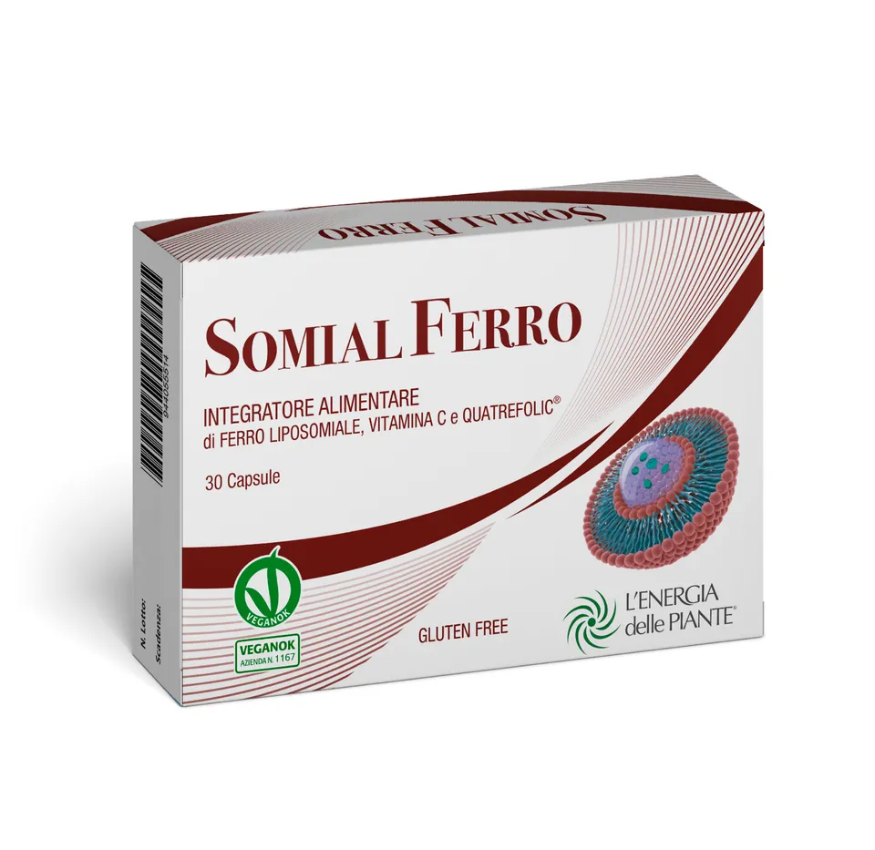 L'energia delle piante Somial Ferro capsule 30 ferro liposomiale