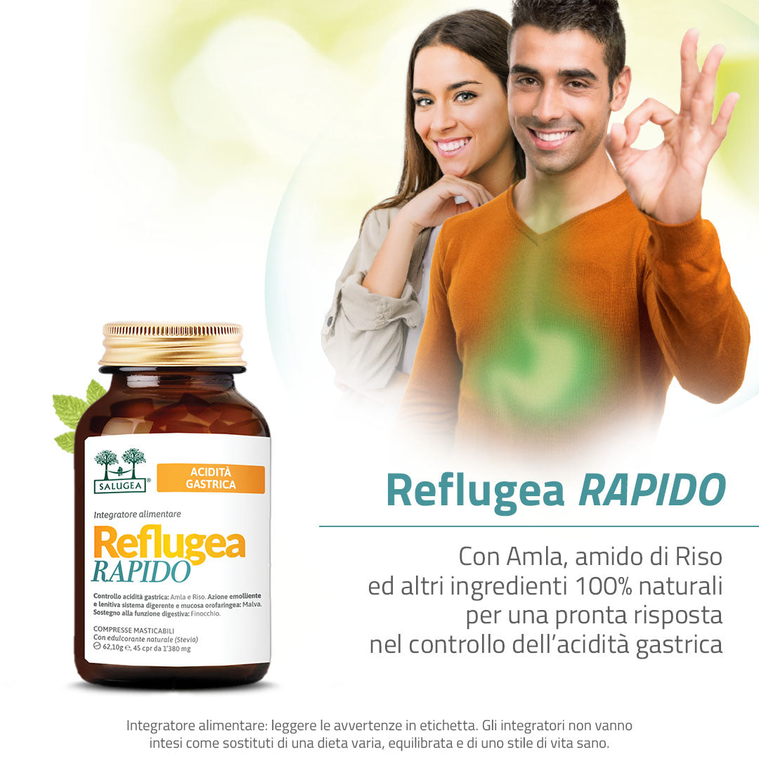 Salugea Reflugea Forte+Rapido kit stomaco 18 flaconcini+45 compresse