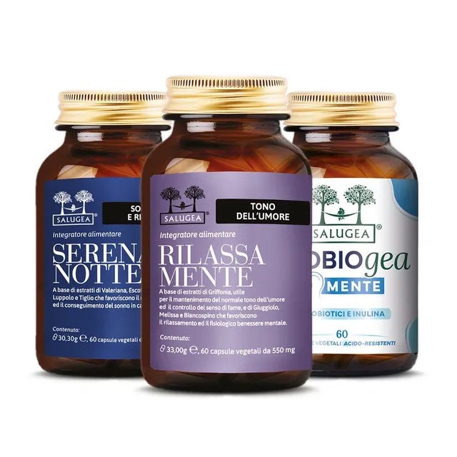 Salugea Percorso Stress e Insonnia kit 1 mese sonno