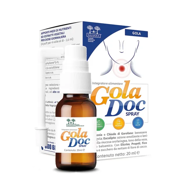 Salugea Goladoc spray gola propoli senza alcol 1 confezione