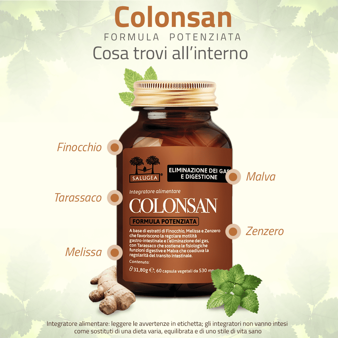 Salugea Colonsan Formula Potenziata integratore digestione 1 confezione
