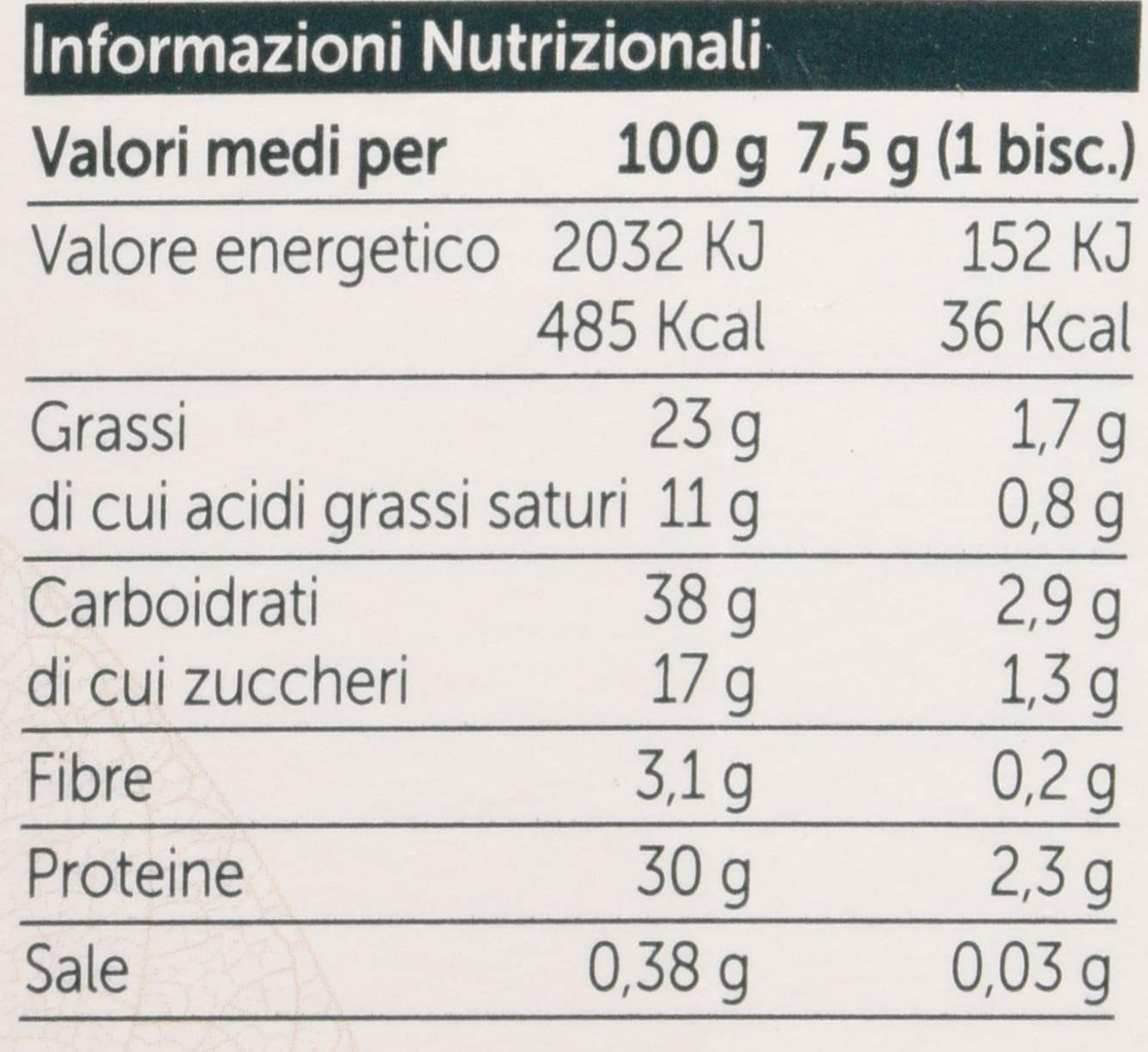 Gianluca Mech Tisanoreica Biscotti Frutti Rossi biscotti 150 g fibre