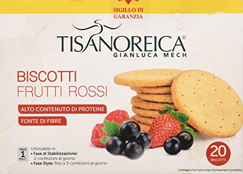 Gianluca Mech Tisanoreica Biscotti Frutti Rossi biscotti 150 g fibre