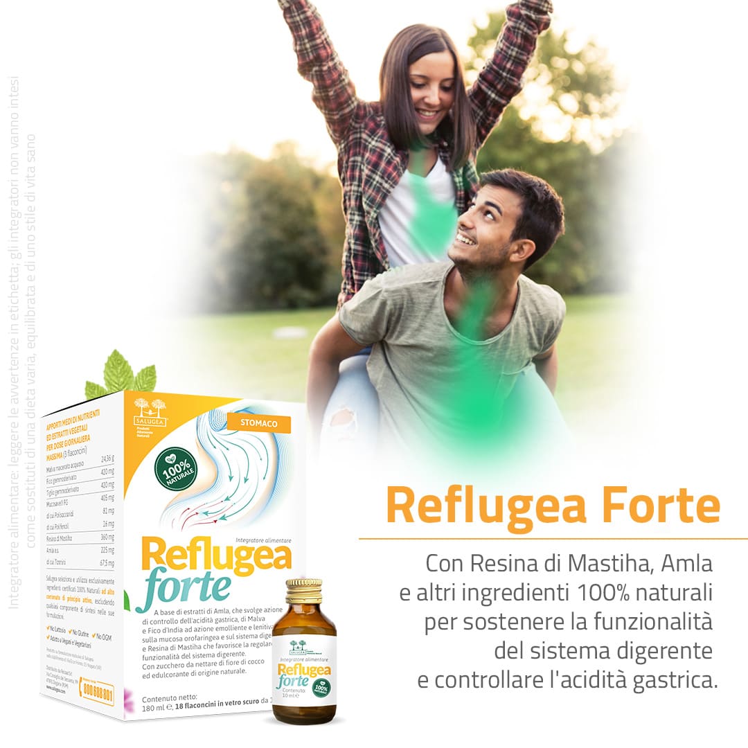 Salugea Reflugea Forte integratore stomaco 1 confezione malva