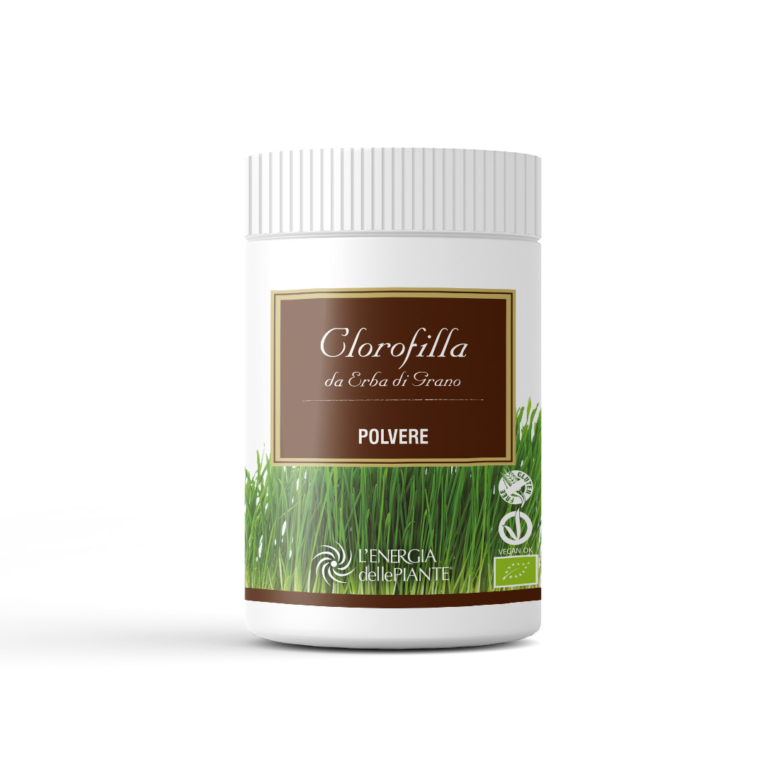 L'energia delle piante Clorofilla Bio polvere erba grano 80 g