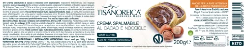 Gianluca Mech Tisanoreica Crema Cacao Nocciole 200g