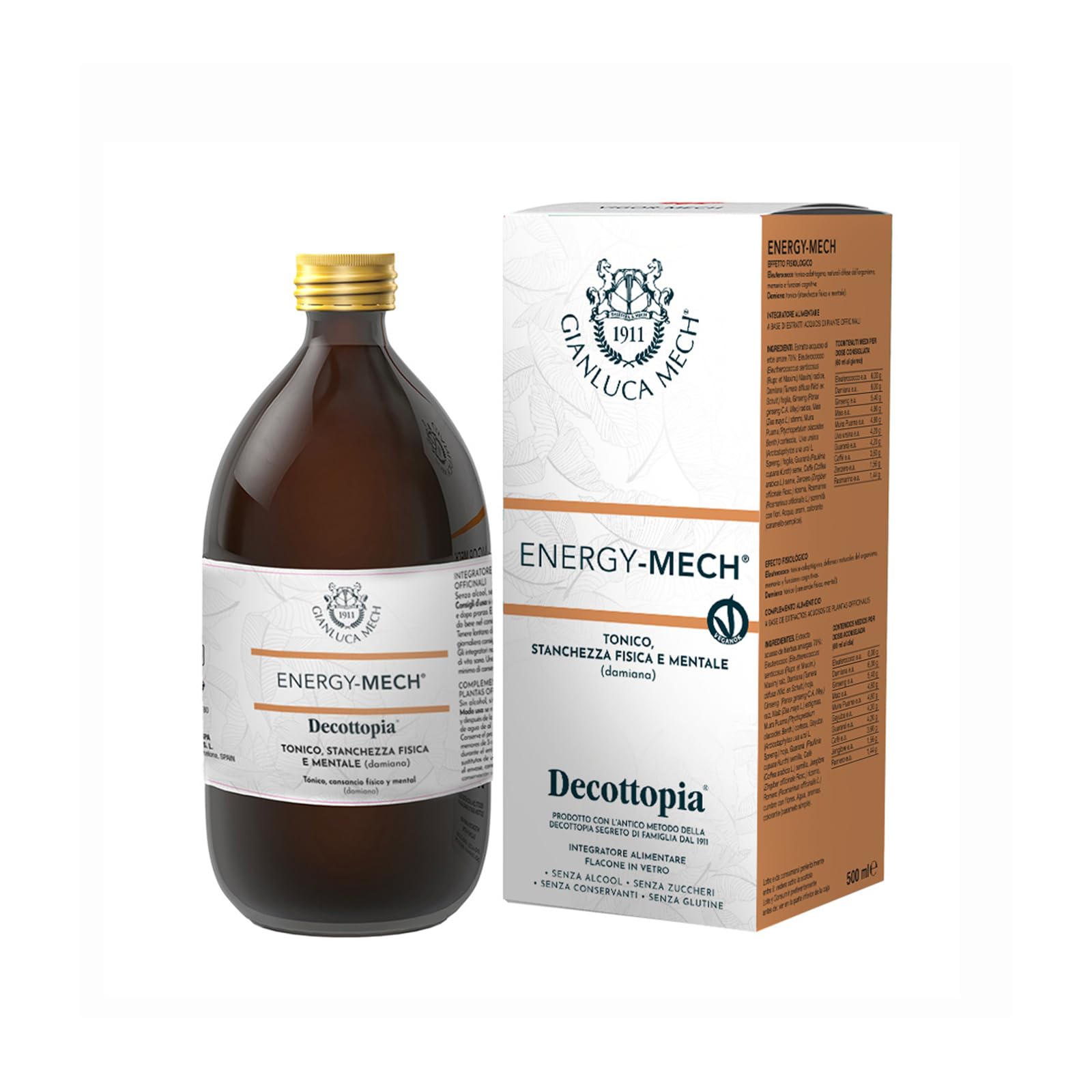 Gianluca Mech Decottopia Energy-Mech liquido 500ml tonico