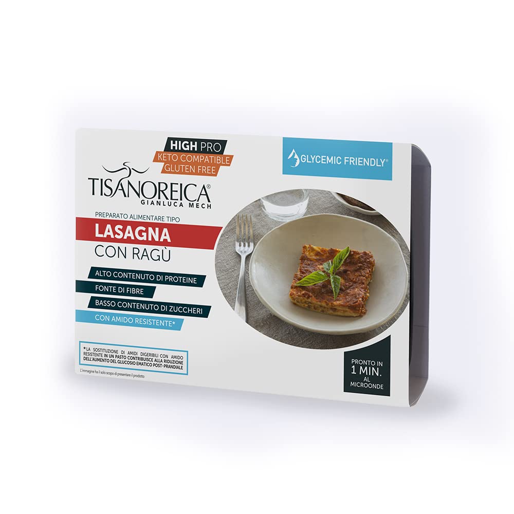Gianluca Mech Tisanoreica Lasagna Ragù Proteica 150 g