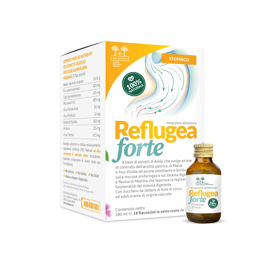 Salugea Reflugea Forte integratore stomaco 1 confezione malva