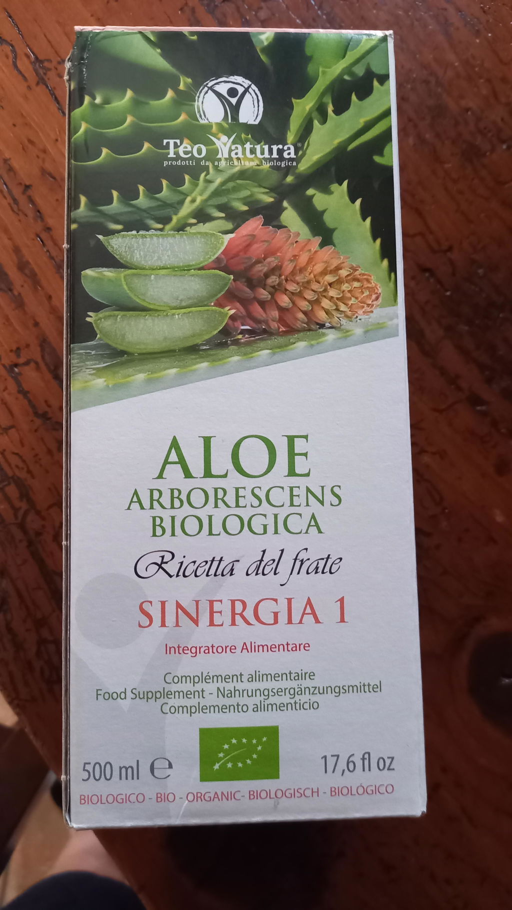 Teo Natura Aloe Padre Zago Arborescens Miele 500 ml