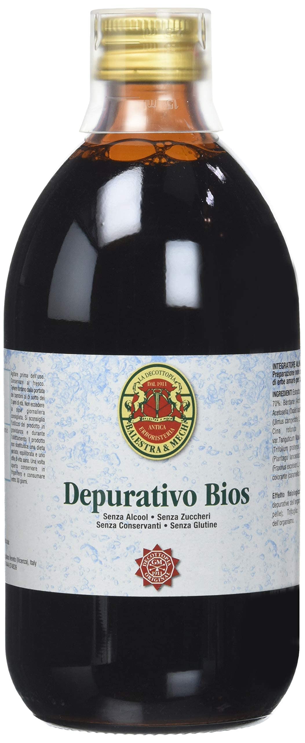 Gianluca Mech Decottopia Depurativo Bios Liquido 500 ml Bardana
