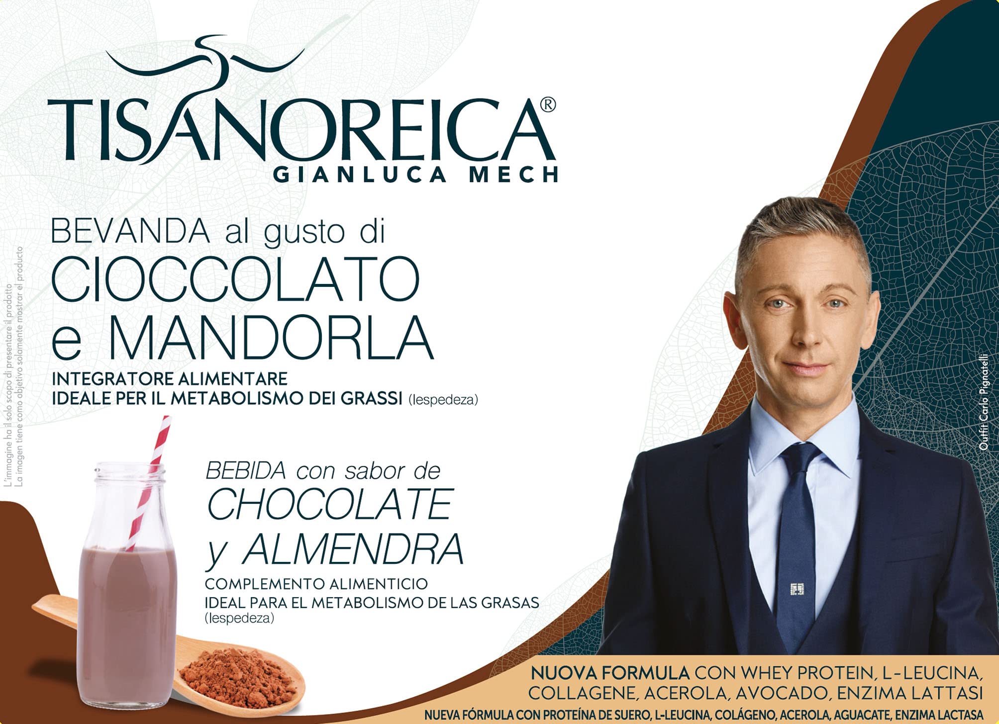 Gianluca Mech Tisanoreica Bevanda Cioccolato Mandorla 120g