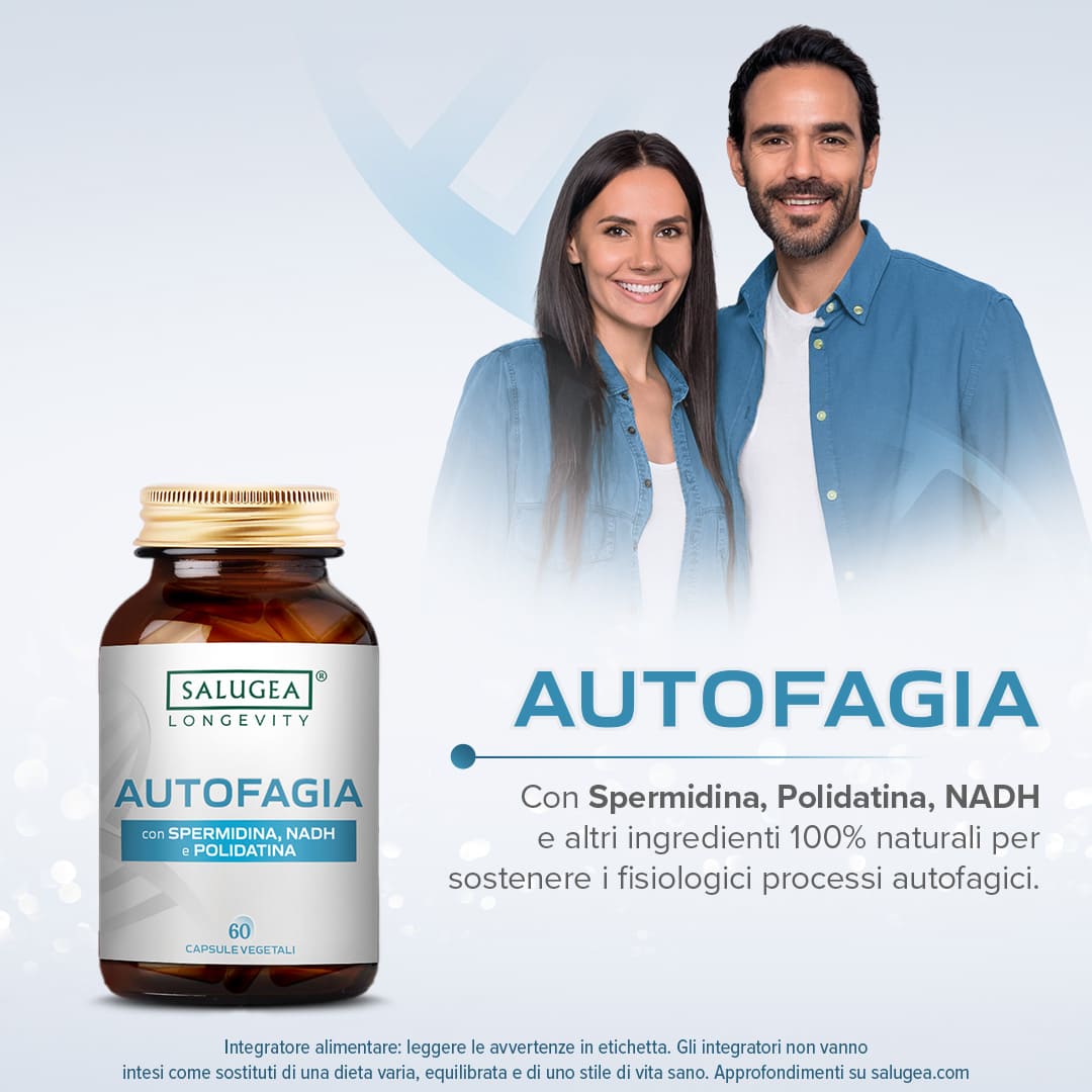 Salugea Autofagia integratore spermidina 1 confezione longevità