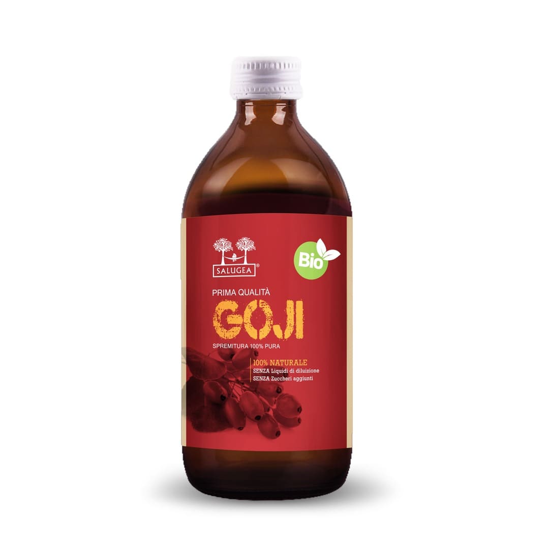 Salugea Succo di Goji Bio Succo 1 Flacone Antiossidante