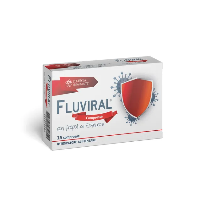 L'energia delle piante Fluviral 15 compresse naso gola eucalipto