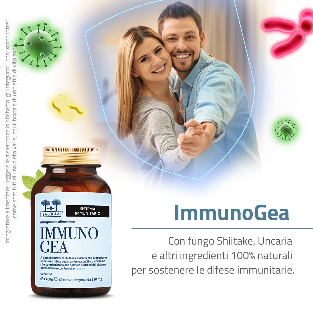 Salugea Difese ImmunoGea integratore adulti 1 confezione zinco