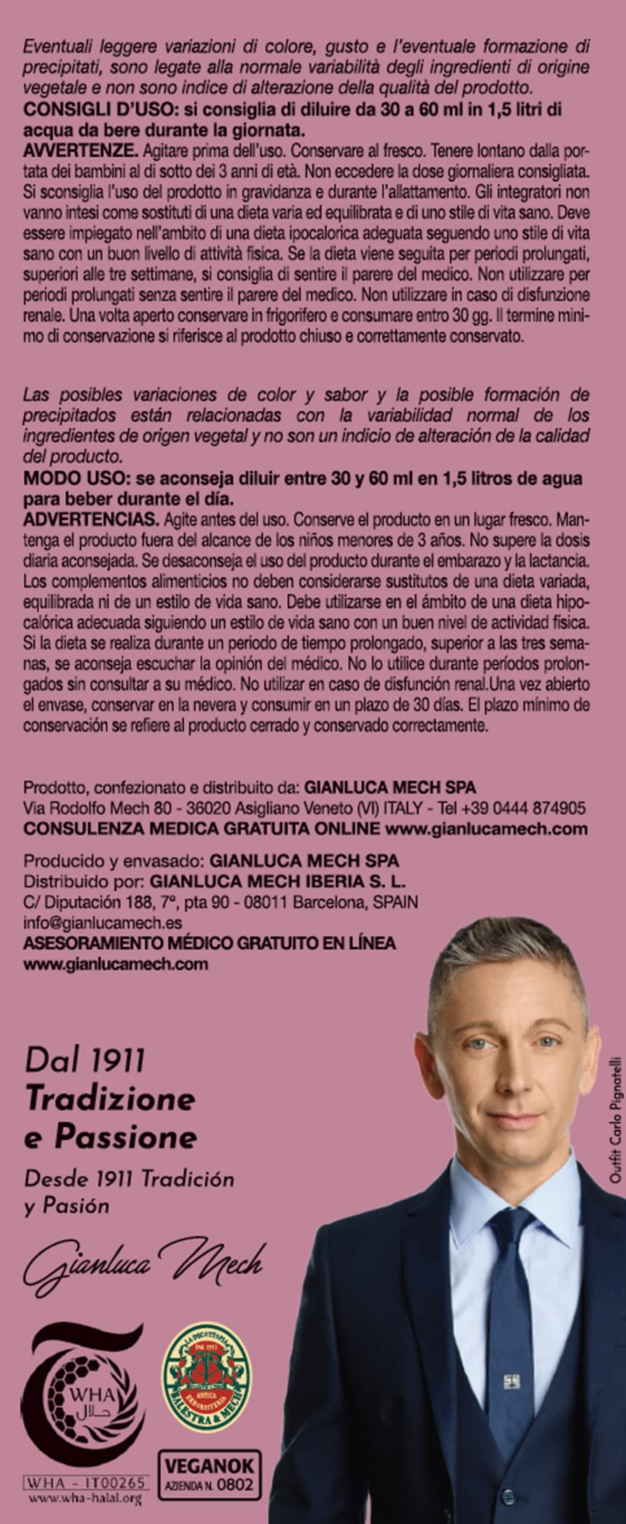 Gianluca Mech Decottopia Slim-Kombu Integratore 500 ml Classico