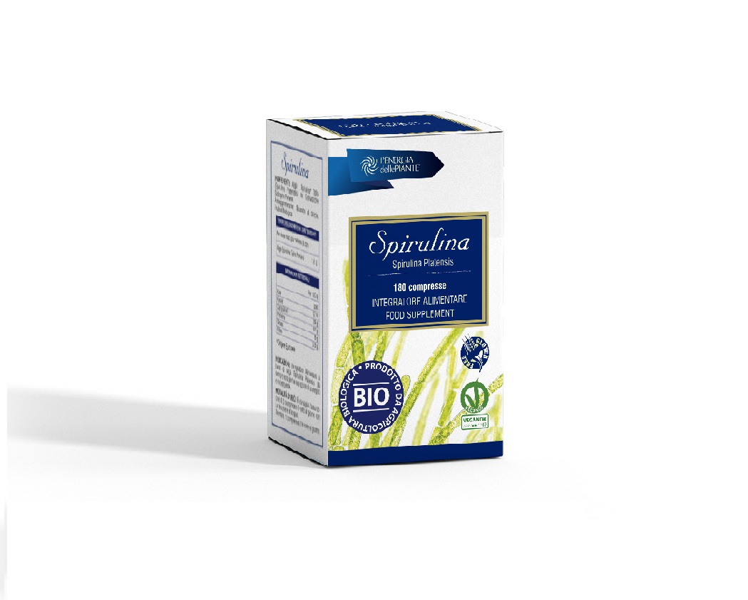 L'energia delle piante Antiossidanti Spirulina Bio 180 compresse