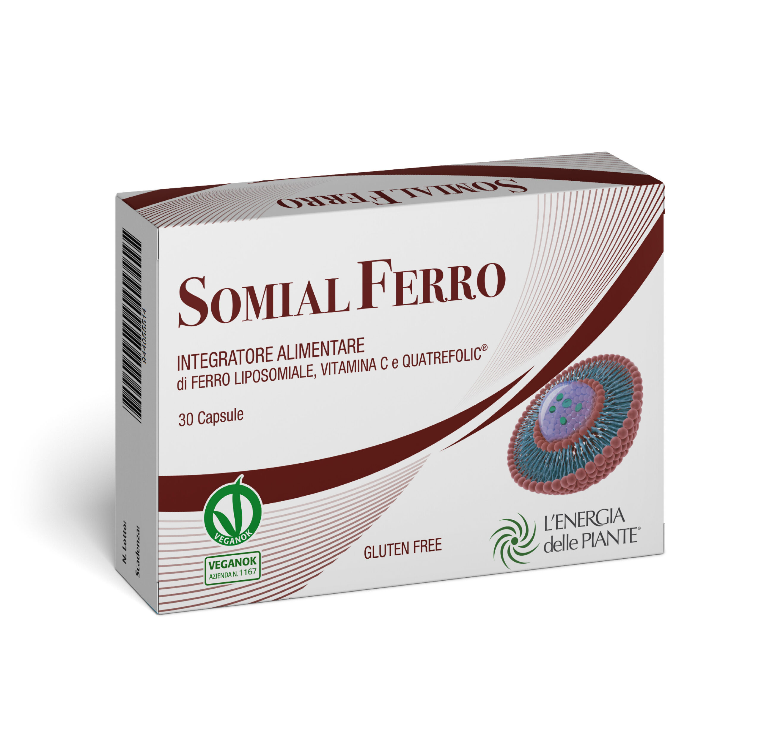 L'energia delle piante Somial Ferro capsule 30 ferro liposomiale