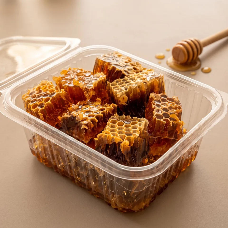 Teo Natura Miele Biologico Favo a Cubetti Grezzo 300g
