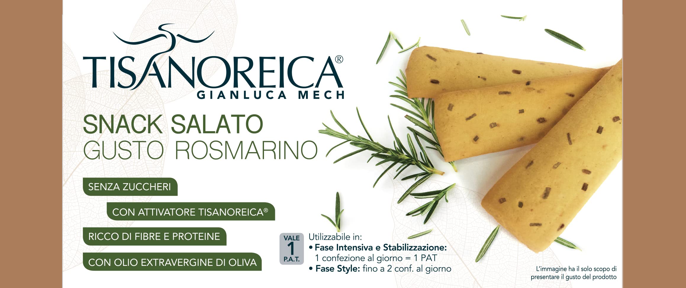 Gianluca Mech Tisanoreica Snack Rosmarino Proteico 1 PAT
