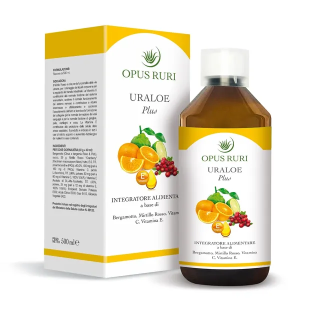 Moltitudo Opus Ruri Uraloe Plus Sciroppo 500 ml vie urinarie