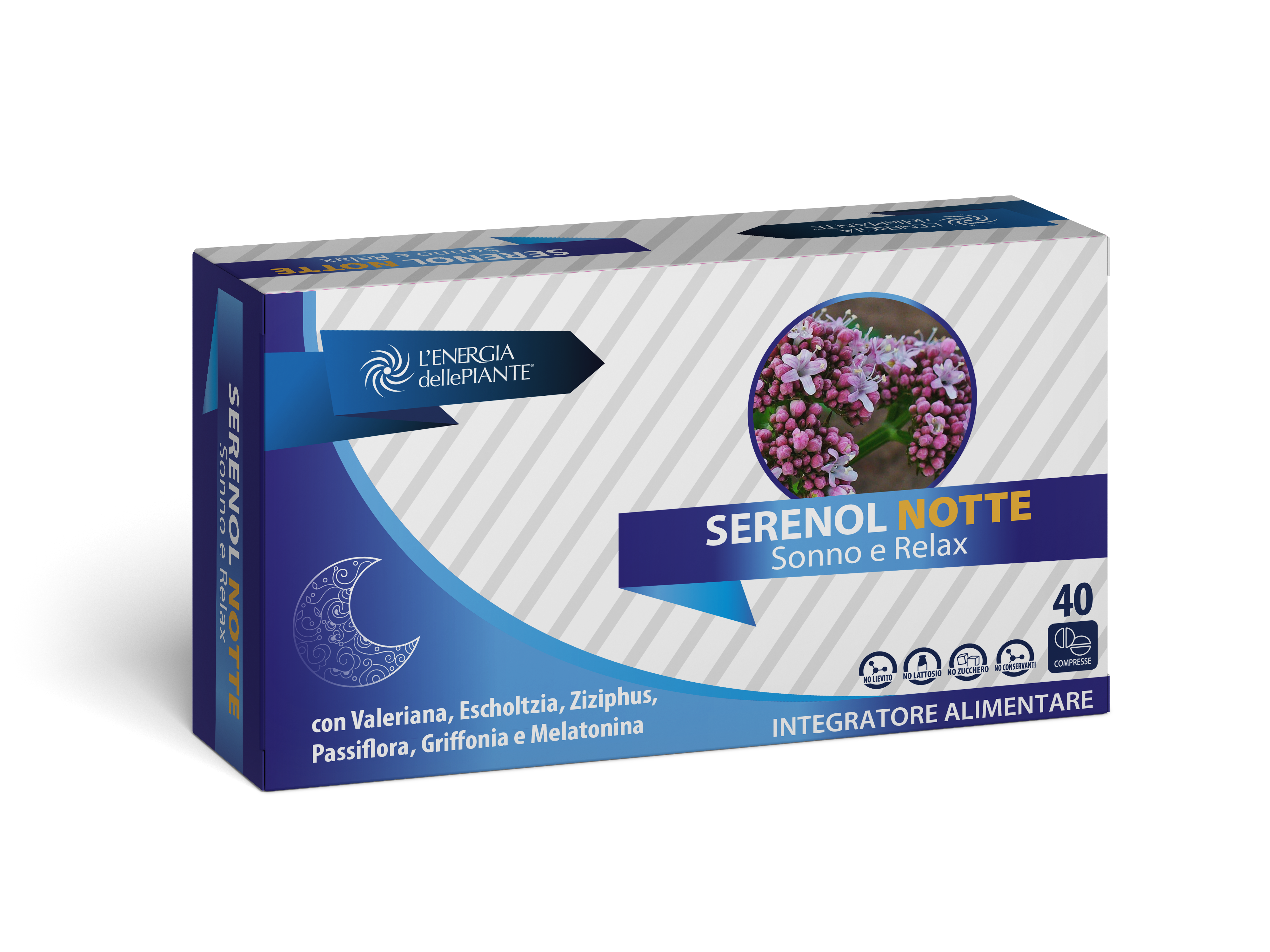 L'energia delle piante Serenol Notte tavolette 40 con valeriana