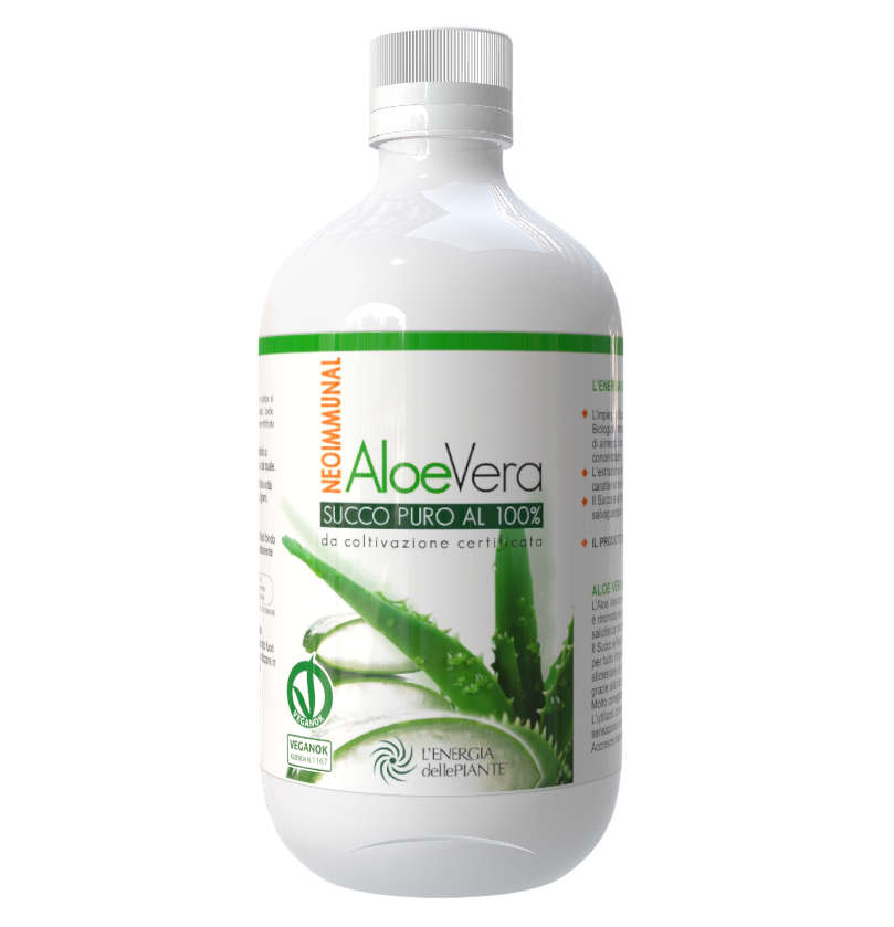 L'energia delle piante Aloe Vera succo puro 1000 ml