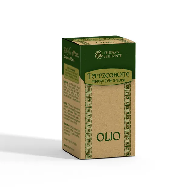 L'energia delle piante Tepezcohuite Olio Bio rigenerante 15 ml