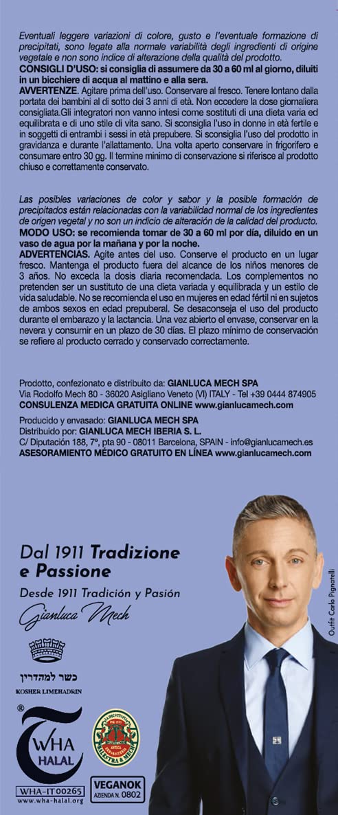 Gianluca Mech Decottopia Depurativo Drenante 500ml vegan keto