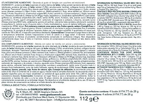 Gianluca Mech Tisanoreica Bevanda Vaniglia 112g 4 bustine keto