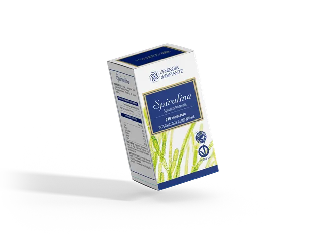 L'energia delle piante Spirulina integratore vigore 240 compresse