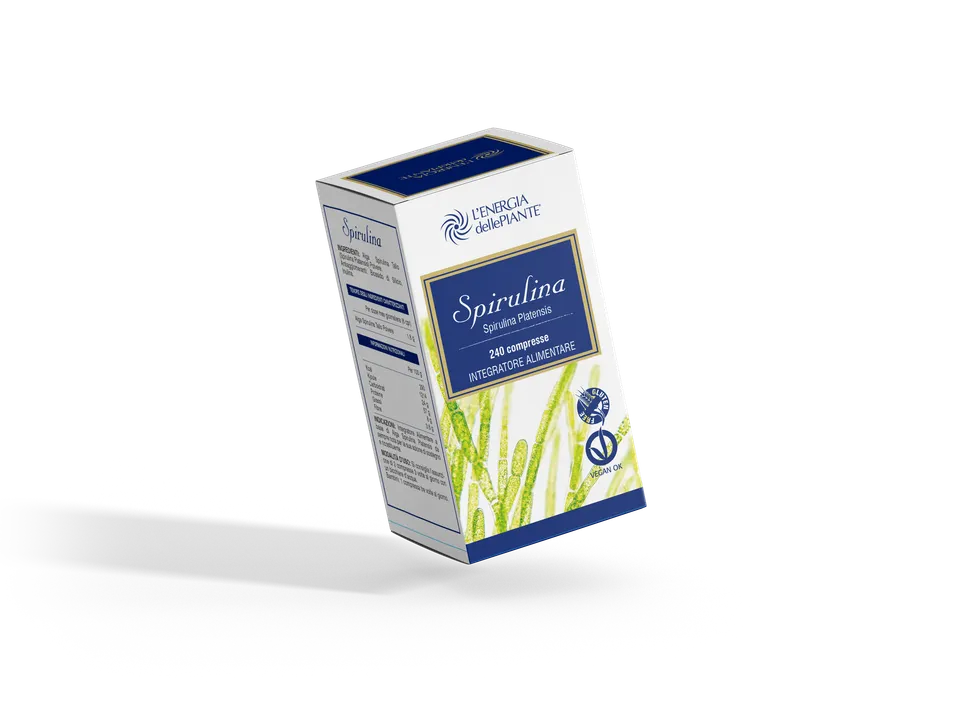 L'energia delle piante Spirulina integratore vigore 240 compresse