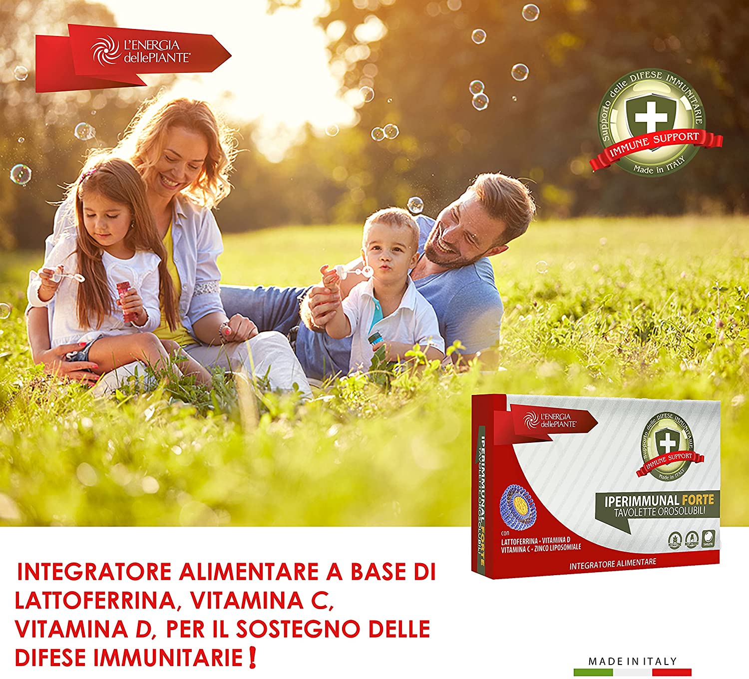 L'energia delle piante Iperimmunal Forte tavolette 24 alla vaniglia